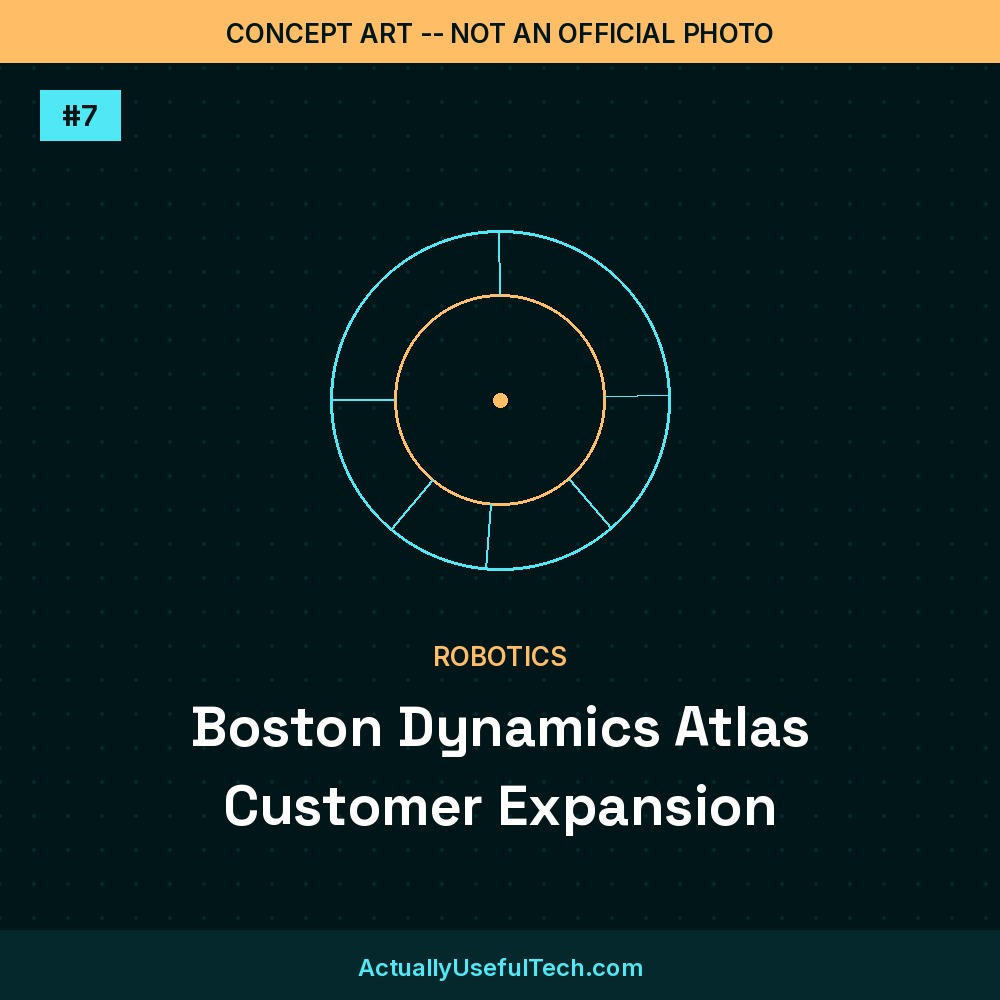 Concept art, not an official photo: Boston Dynamics Atlas Customer Expansion