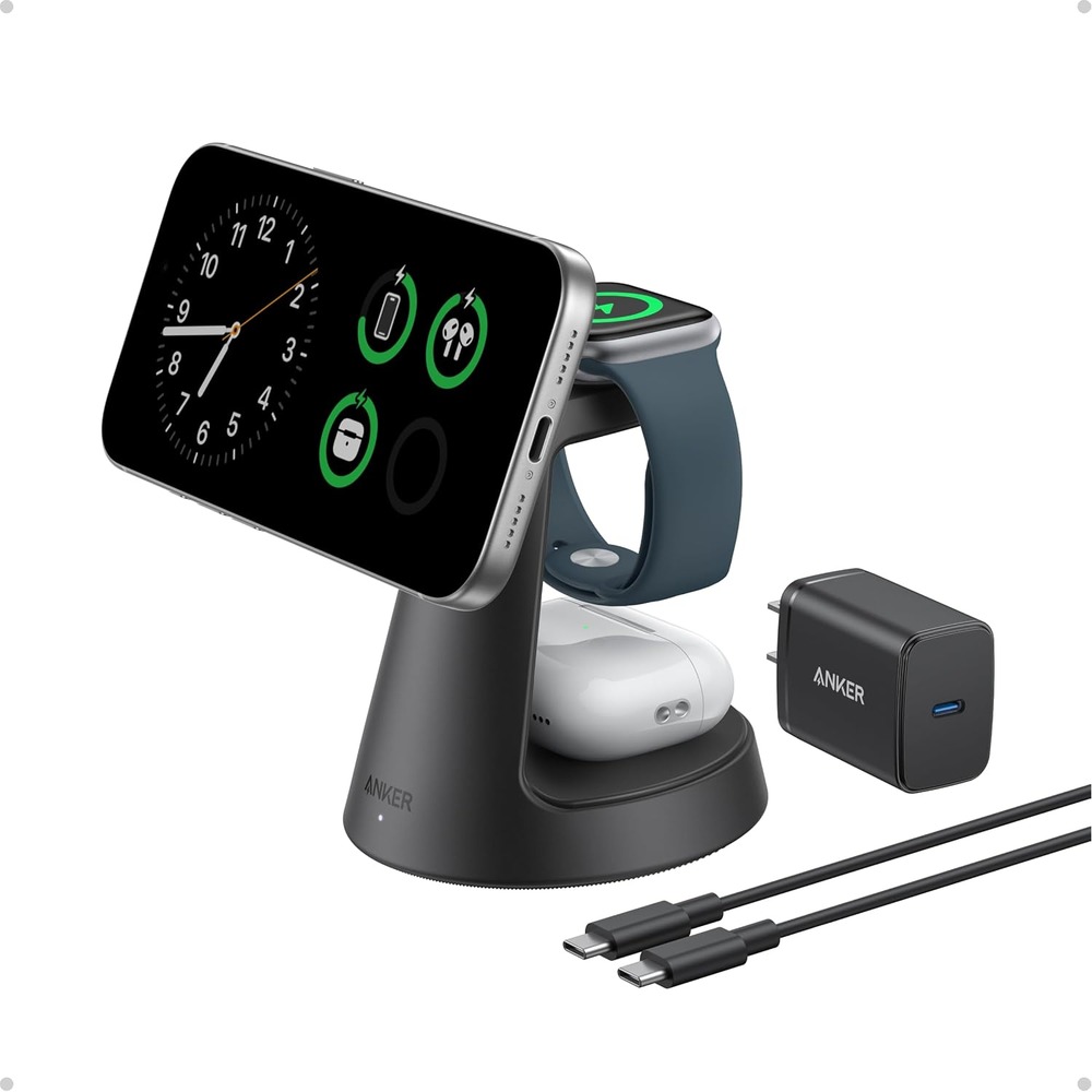Anker MagGo 3-in-1 Qi2 Charging Station