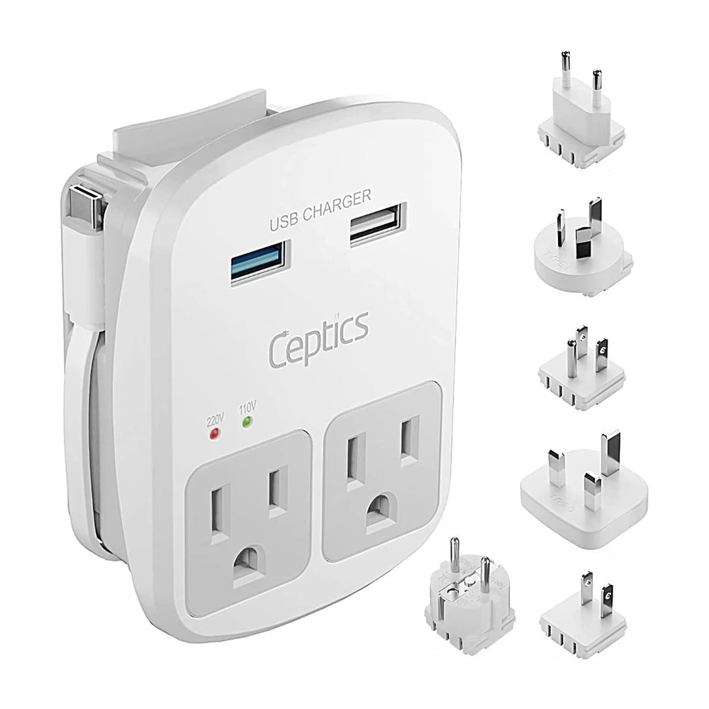 Ceptics World Travel Adapter Kit