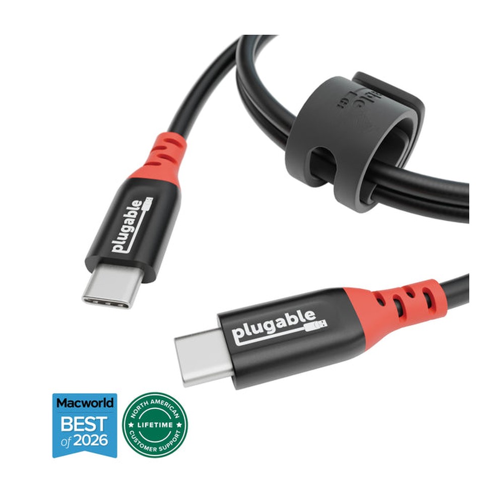 Plugable USB-C Data Blocker Cable, 240W